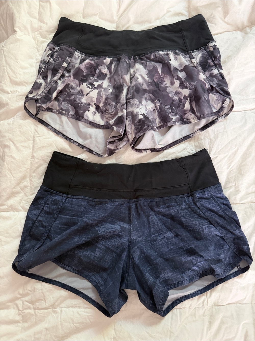 Lot of Two Lululemon Speed Up Running Shorts